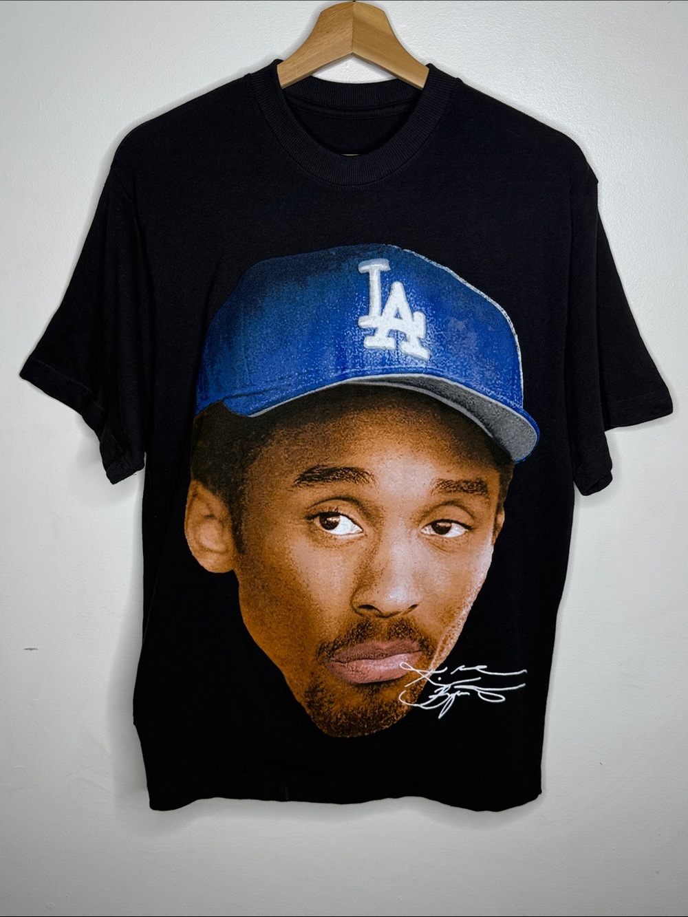 Kobe Bryant LA Dodgers big face tshirt
